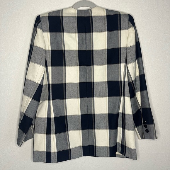 Vintage Worthington Petite Plaid Blazer | Size 6P - Picture 5 of 6